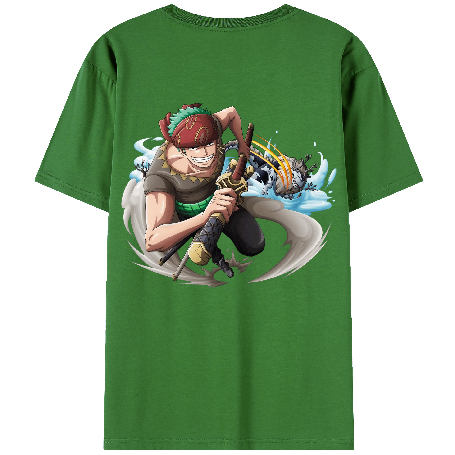 （画像用） ワンピース ロロノア・ゾロ ONE PIECE Roronoa Zoro レディース半袖Tシャツ(バックプリント)